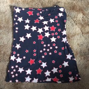 ❤️💙FOURTH OF JULY STRAPLESS TOP❤️💙